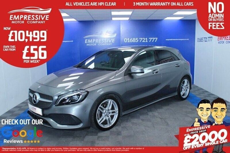 Grey Used 2015 Mercedes A200 AMG Line Premium Hatchback | £10,499 (Expensive) - Image 1/4