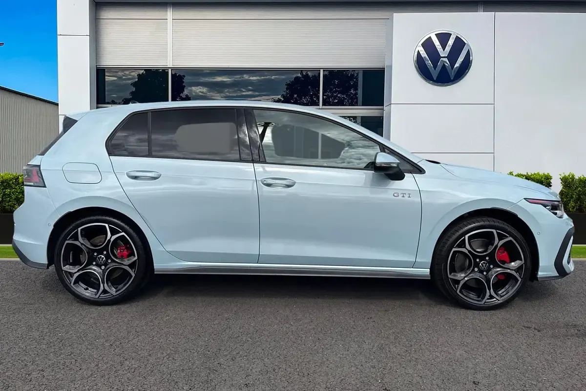 New VW Golf VIII GTI 2026 Blue Hatchback