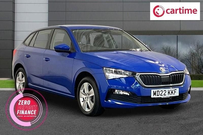 Used Skoda Scala SE 150 HP (110 kW) 2022 Blue Hatchback