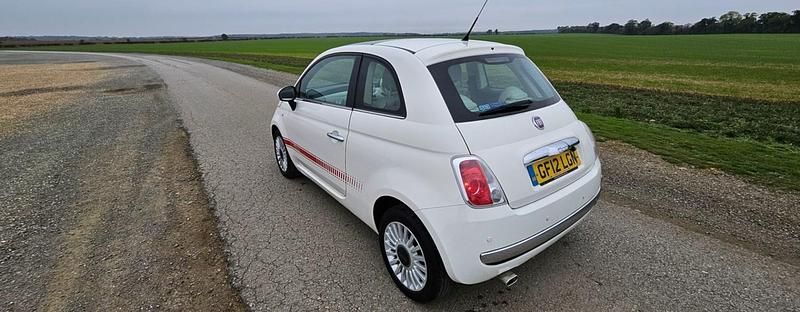 White Used 2012 Fiat 500 Lounge Hatchback | £2,150 (Good price) - Image 1/4