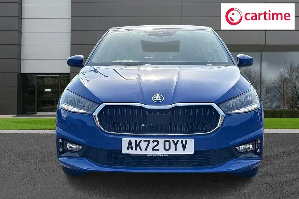 Used Skoda Fabia Comfort 110 HP (80 kW) 2022 Blue Hatchback