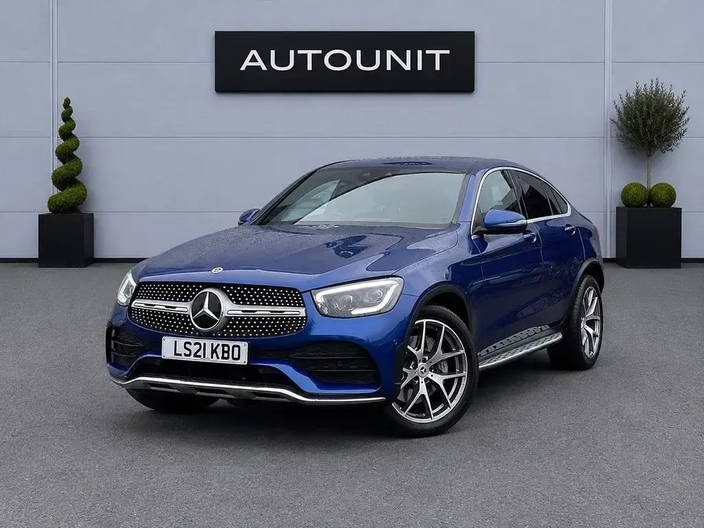 Used Mercedes GLC300 AMG line 2021 Blue SUV