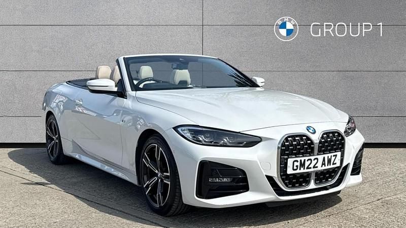 Used BMW 420 M Sport 181 HP (133 kW) 2022 White Cabriolet