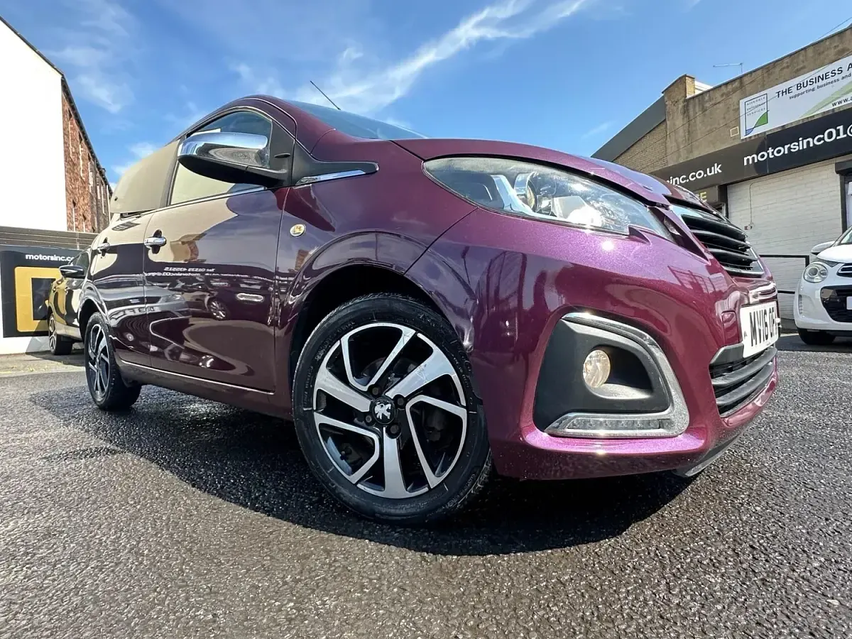 Used Peugeot 108 82 HP (60 kW) 2016 Mauve/purple Hatchback