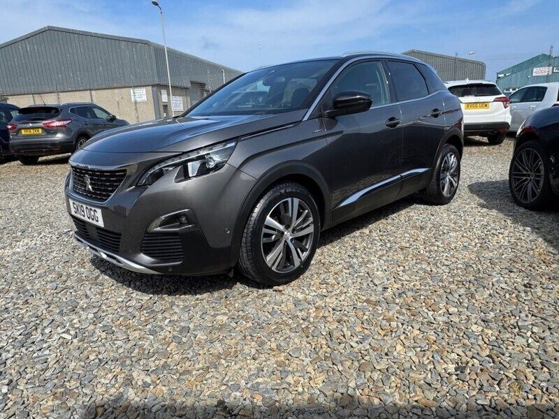 Grey Used 2019 Peugeot 3008 GT-line SUV | £11,650 (Fair price) - Image 1/4