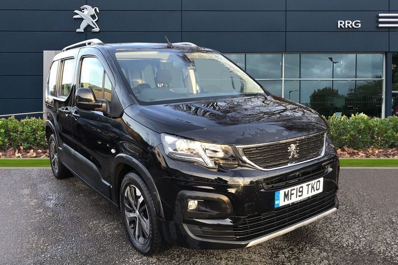 Used Peugeot Rifter Allure 130 HP (95 kW) 2019 Black MPV