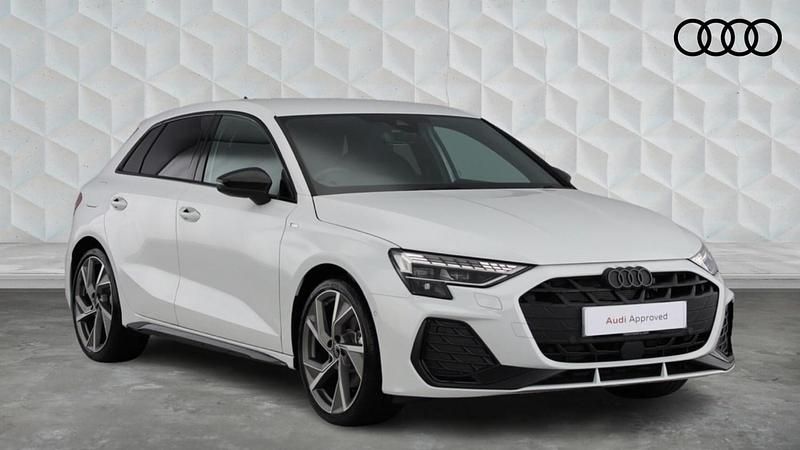 Used Audi A3 Sportback Black Edition 2025 Glacier white Hatchback