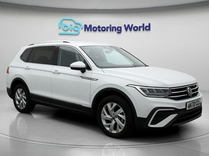 White Used 2022 VW Tiguan Allspace Life SUV | £23,300 (Fair price) - Image 1/4
