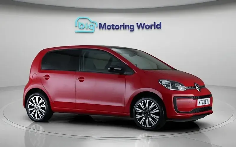 Used VW up! Black Edition 65 HP (47 kW) 2023 Red Hatchback
