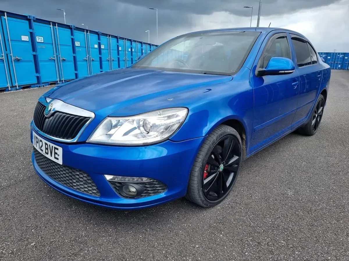Used Skoda Octavia vRS 170 HP (125 kW) 2012 Blue Hatchback