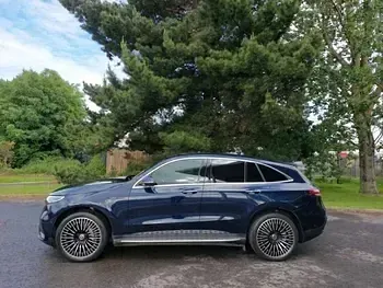 Used Mercedes EQC400 AMG Line Premium 300 kW (408 HP) 2023 Blue SUV