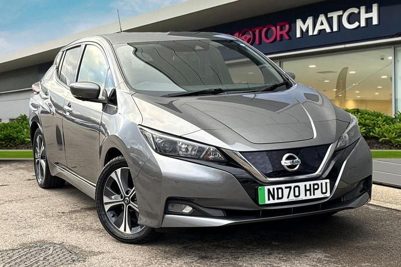 Used Nissan Leaf N-Connecta 110 kW (150 HP) 2020 Grey Hatchback