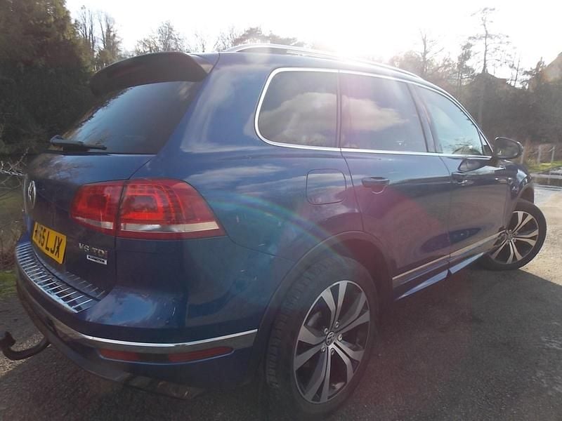 Used VW Touareg R-line 262 HP (192 kW) 2015 Blue SUV