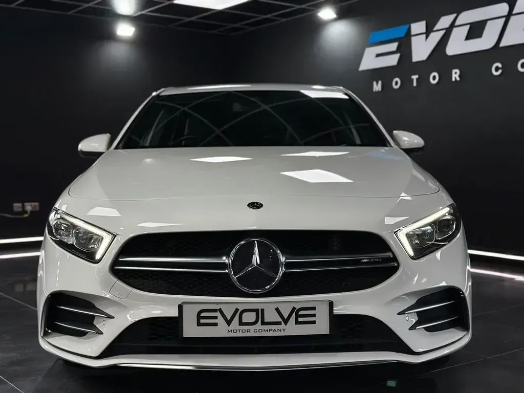 Used Mercedes A35 AMG Premium 2019 White Hatchback
