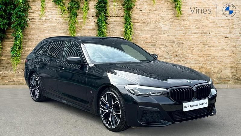 Used BMW 530 M Sport 286 HP (210 kW) 2021 Black Estate