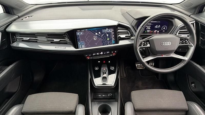 Used Audi Q4 e-tron S-Line 150 kW (204 HP) 2023 Blue SUV