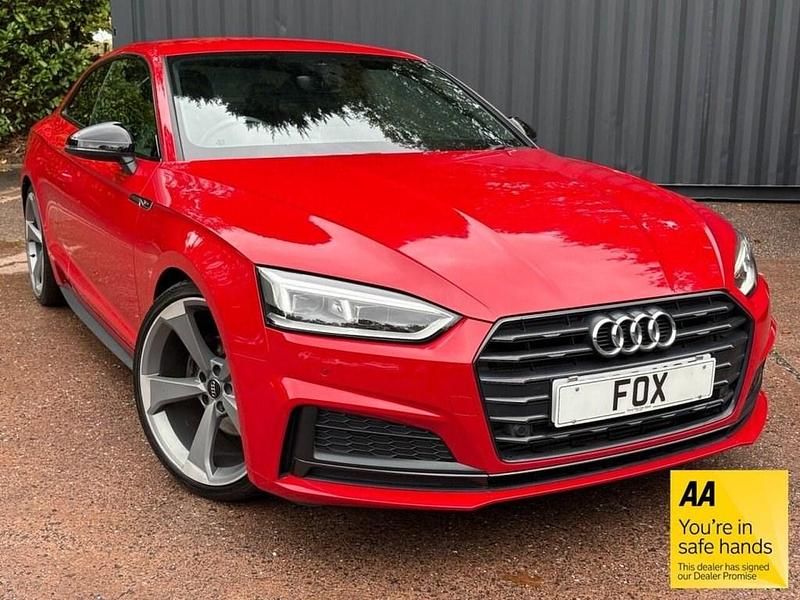 Red Used 2019 Audi A5 Black Edition Coupe | £18,474 (Fair price) - Image 1/4