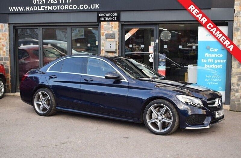 Blue Used 2018 Mercedes C220 AMG line Sedan | £15,000 (Good price) - Image 1/4