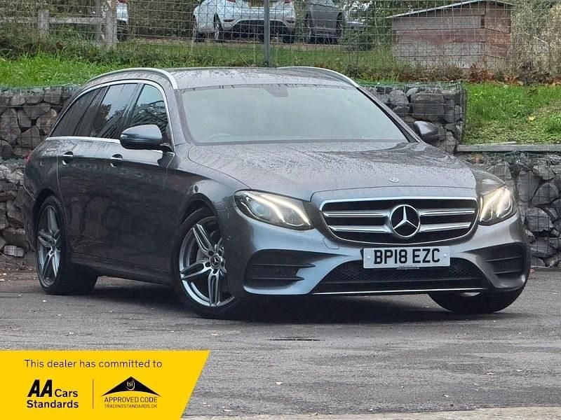 Selenite grey metallic Used 2018 Mercedes E220 AMG line Estate | £15,000 (Good price) - Image 1/4