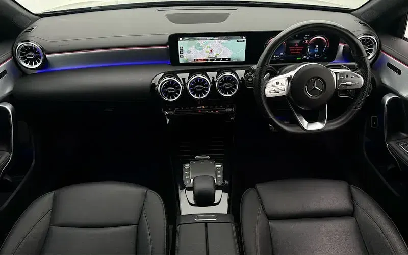 Used Mercedes CLA250e AMG line 218 HP (160 kW) 2022 Black Coupe