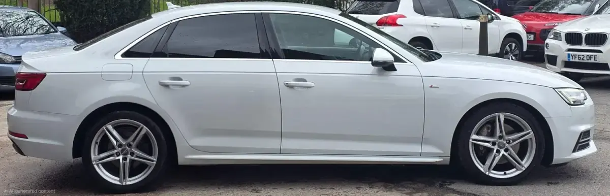 Usado Audi A4 S-Line 190 CV (139 kW) 2016 Blanco Berlina