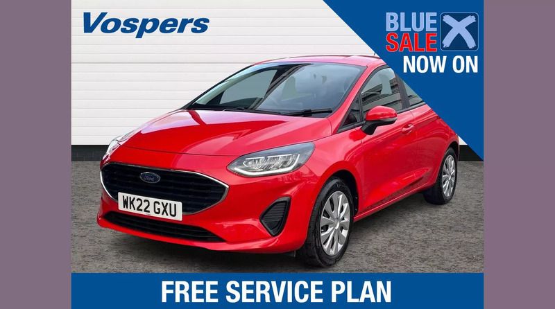 Used Ford Fiesta Trend 123 HP (90 kW) 2022 Red Hatchback