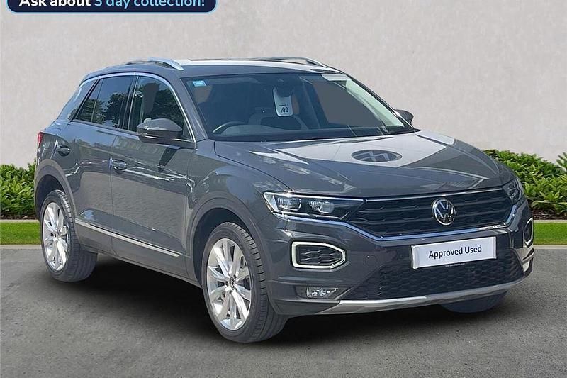 Grey Used 2021 VW T-Roc SEL SUV | £21,942 (Fair price) - Image 1/4