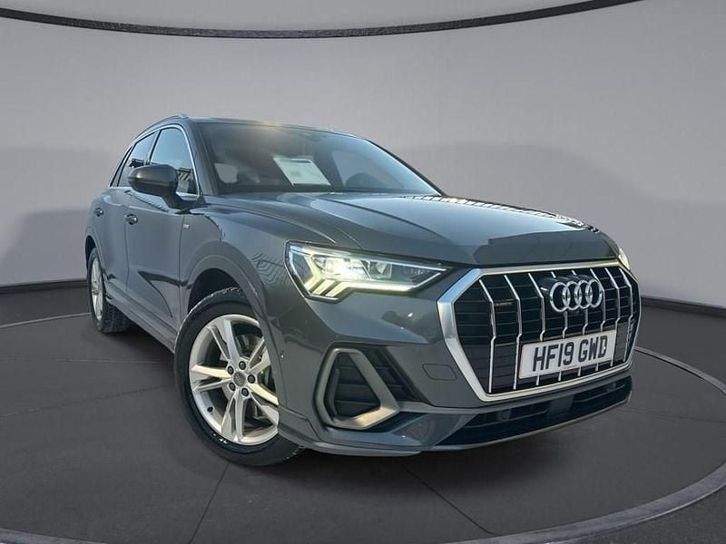 Grey Used 2019 Audi Q3 S-Line SUV | £21,999 (Good price) - Image 1/4