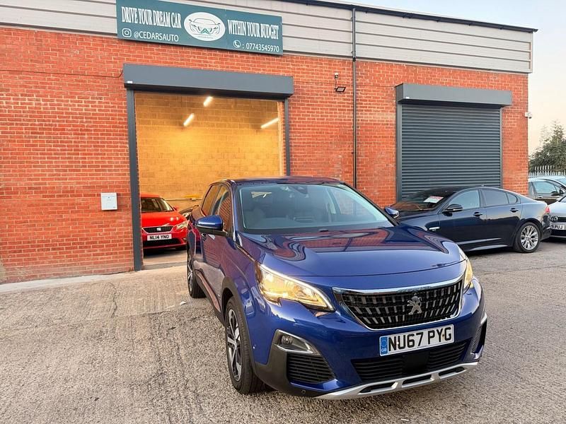 Blue Used 2017 Peugeot 3008 Allure Hatchback | £11,000 (Fair price) - Image 1/4