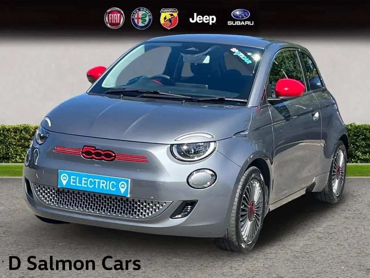 Używany Fiat 500e Red 85 kW (116 KM) 2022 Szary Hatchback