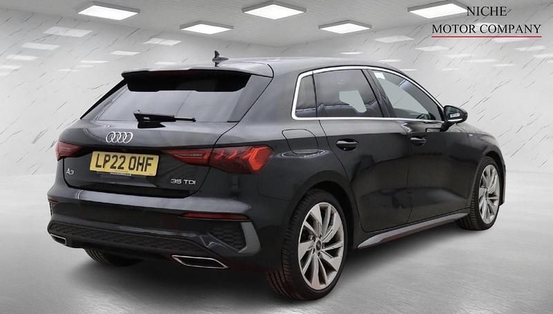 Used Audi A3 Sportback S-Line 2022 Black Hatchback