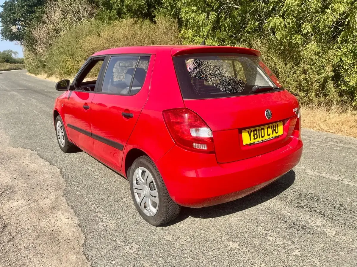 Used Skoda Fabia 2010 Red Hatchback