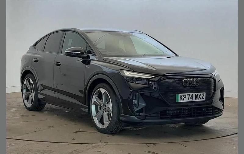Black Used 2024 Audi Q4 Sportback e-tron Black Edition SUV | £35,450 (Super price) - Image 1/4