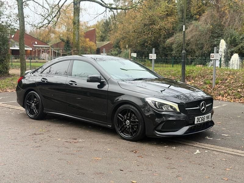 Black Used 2017 Mercedes CLA220 AMG line Sedan | £11,995 (Fair price) - Image 1/4