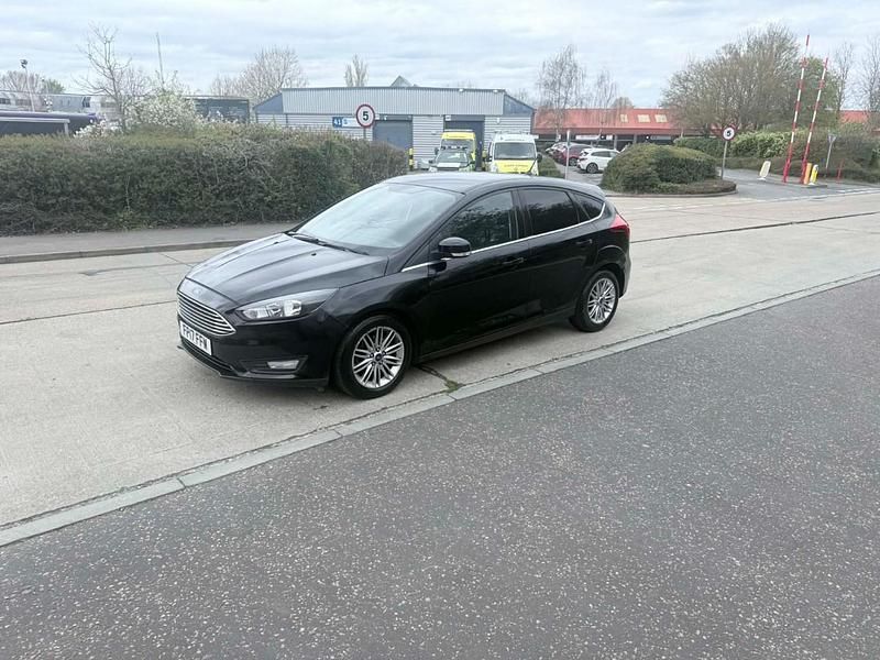 Used Ford Focus Zetec 2017 Black Hatchback