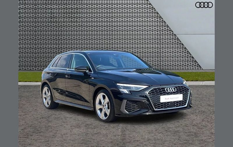 Black Used 2023 Audi A3 S-Line Hatchback | £23,195 (Fair price) - Image 1/4