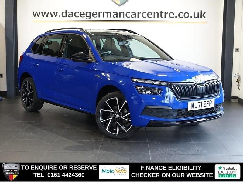 Used Skoda Kamiq Monte Carlo 110 HP (80 kW) 2022 Blue SUV