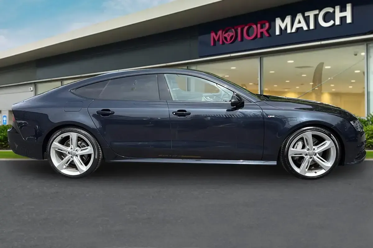 Used Audi A7 Sportback Black Edition 2017 Blue Hatchback