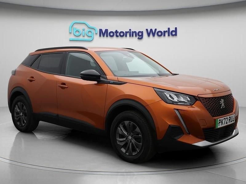 Orange Used 2022 Peugeot e-2008 Active+ SUV | £12,300 (Fair price) - Image 1/4