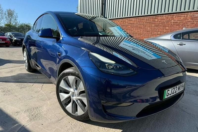Used Tesla Model Y Long Range AWD 85 kW (116 HP) 2022 Blue SUV