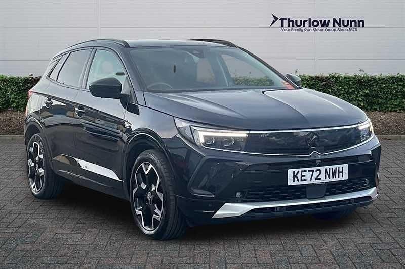Used Vauxhall Grandland X Ultimate 130 HP (95 kW) 2023 Black SUV