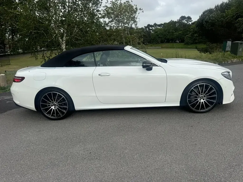 Used Mercedes E220 AMG line 2021 White Cabriolet