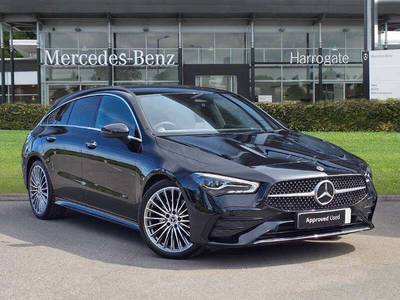 Black Used 2024 Mercedes CLA220 Shooting Brake AMG Line Premium Estate | £31,500 - Image 1/4