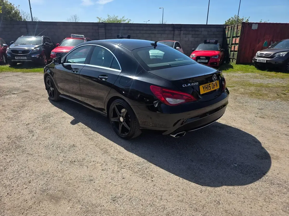 Used Mercedes CLA220 177 HP (130 kW) 2015 Black Sedan