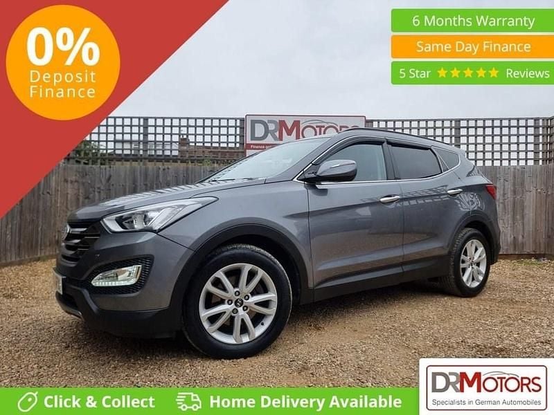 Silver Used 2014 Hyundai Santa Fe Premium SUV | £7,240 (Fair price) - Image 1/4