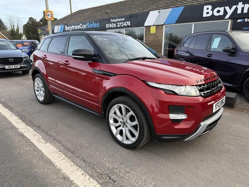 Used Land Rover Range Rover evoque Dynamic 2013 Red SUV
