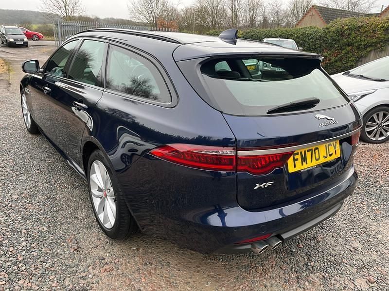 Begagnad Jaguar XF R-Sport 2020 Blå Kombi