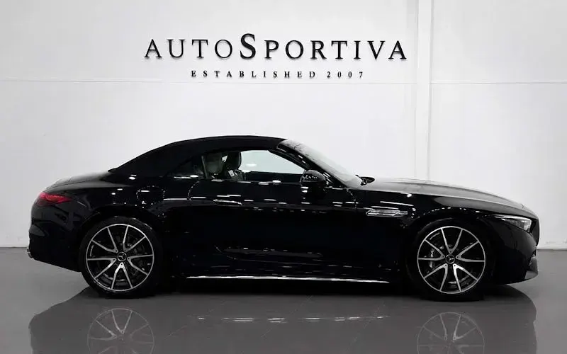 Used Mercedes SL43 AMG AMG 381 HP (280 kW) 2023 Black Cabriolet