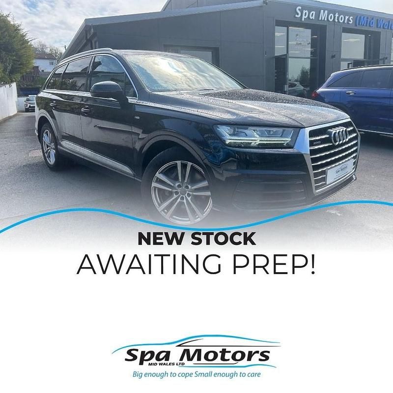 Begagnad Audi Q7 S-Line 218 HK (160 kW) 2016 Blå SUV