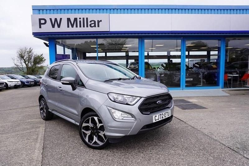 Solar silver Used 2023 Ford Ecosport ST-Line SUV | £10,599 (Good price) - Image 1/1